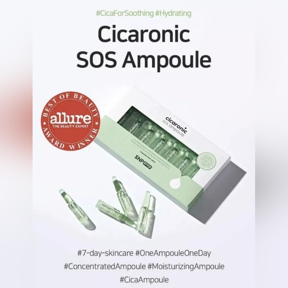 SNP PREP - Cicaronic SoS Ampoule - Soothing & Immediate Calming Effects NIB - Picture 2 of 7